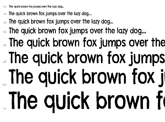 Flea Market Finds font waterfall